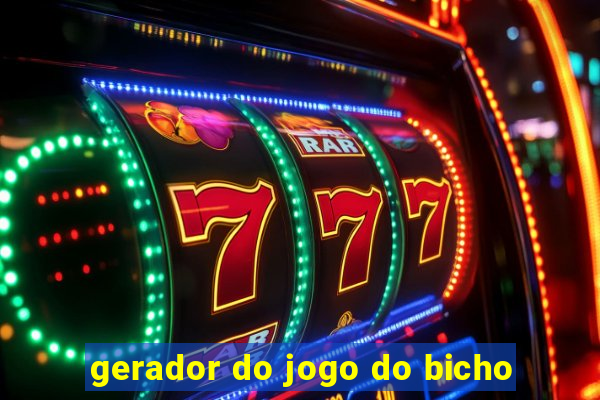 gerador do jogo do bicho